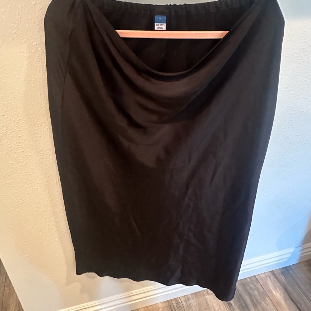 Old Navy Silk Midi Skirt